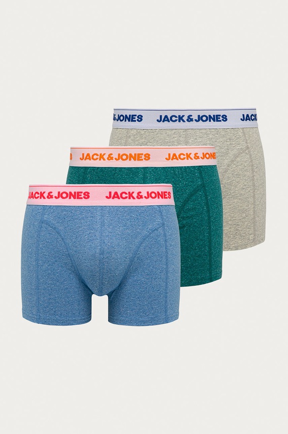 Jack & Jones - Bokserice (3-pack) print siva 12168863