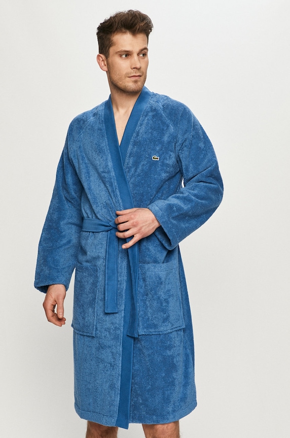 Ρόμπα Lacoste μπλε LDEFILE