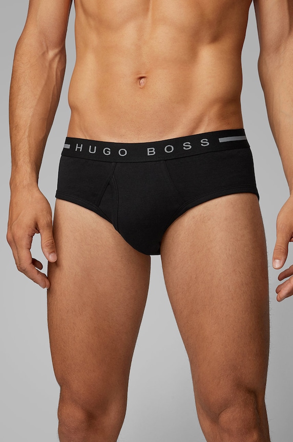 BOSS slip negru 50377703.NOS