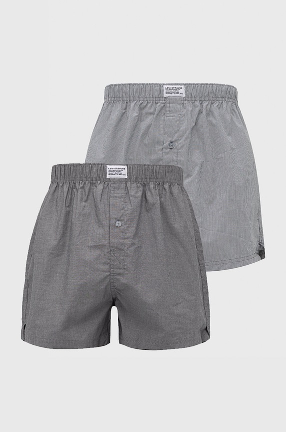 Levi's Bokserki (2-pack) wzorzyste szary 37149.0626