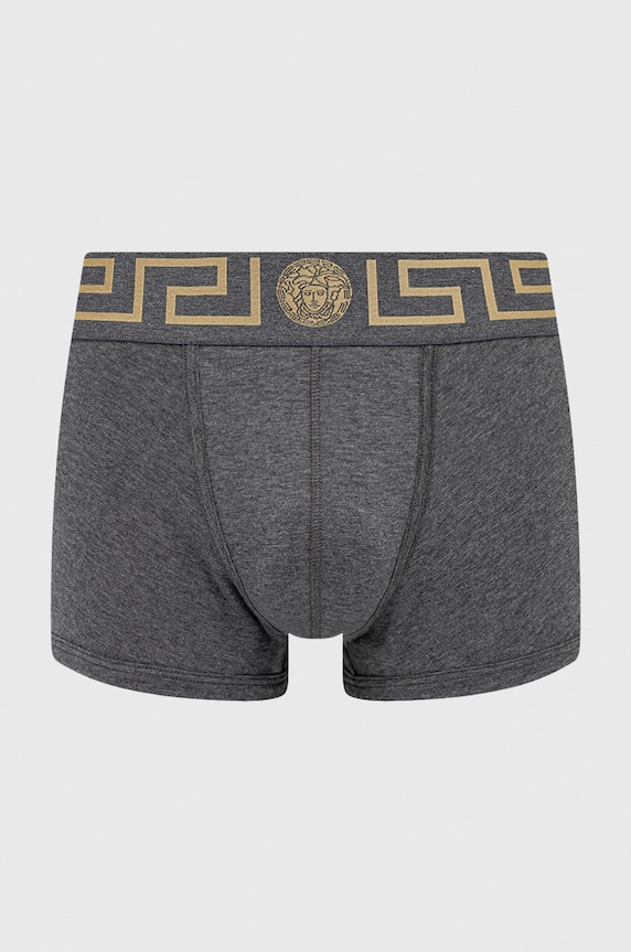 Versace bokserki dzianina szary AU10026.NOS