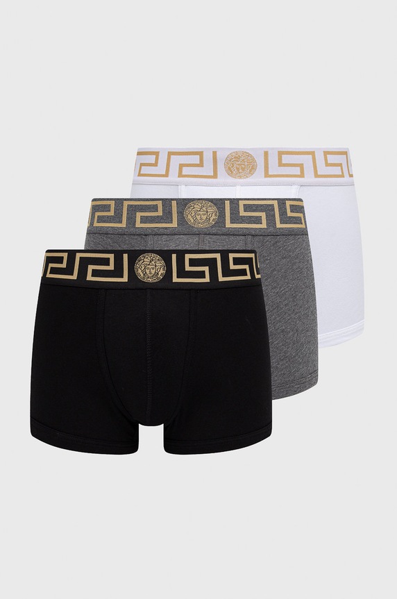 Versace Bokserki (3-pack) bawełna czarny AU10326.NOS