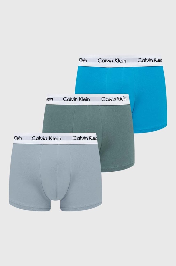Calvin Klein Underwear bokserki 3-pack wzorzyste niebieski 0000U2664G.NOS