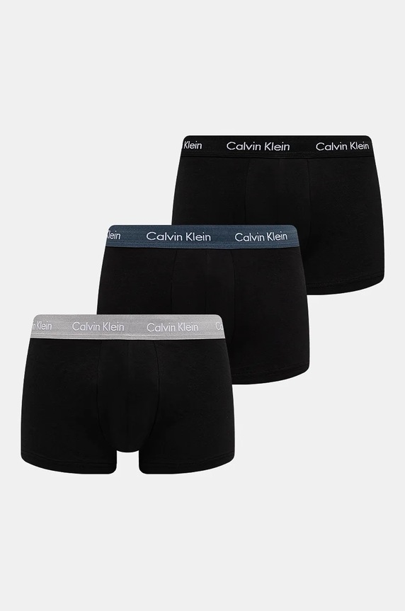 Boxerky Calvin Klein Underwear 3-pak jednofarebný čierna 0000U2664G.NOS
