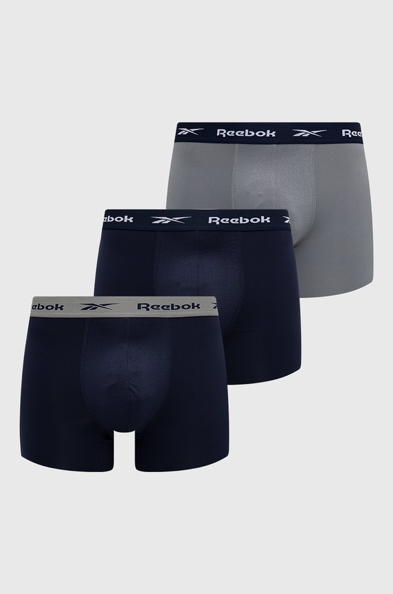 Reebok Bokserki U5.F8346 (3-pack) dzianina granatowy U5.F8346