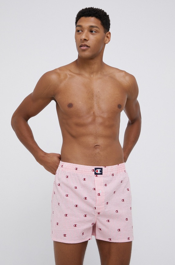 Champion Bokserki 0B19 wzorzyste czerwony 0B19