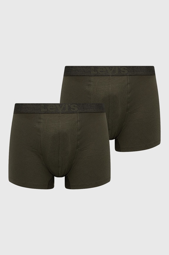 Boxerky Levi's (2-pak) pletenina zelená 37149.0732