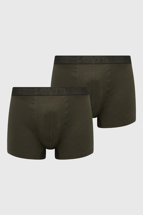 Boxerky Levi's (2-pak) pletenina zelená 37149.0732