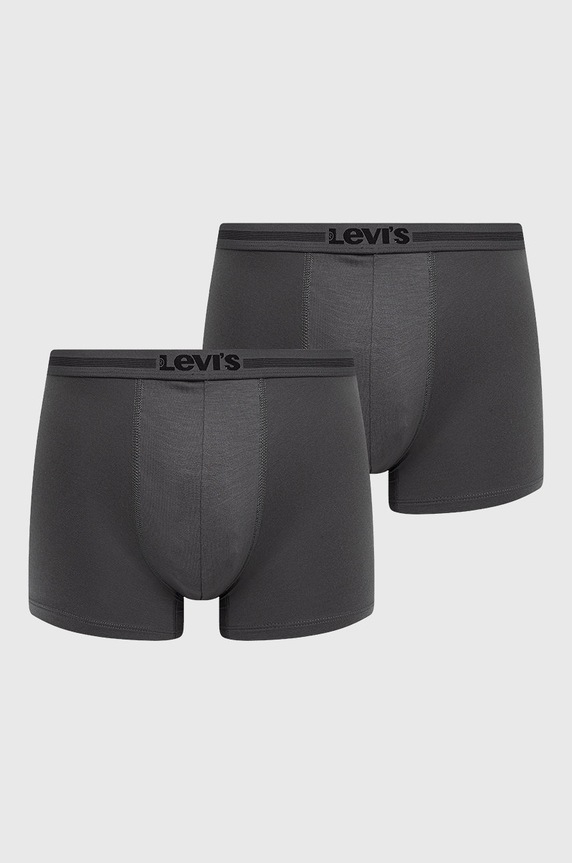 Levi's bokserki (2-pack) dzianina szary 37149.0736