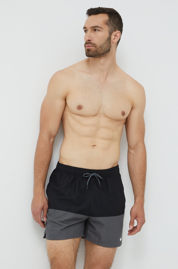 Nike pantaloncini da bagno Split sport acquatici nero NESSB451