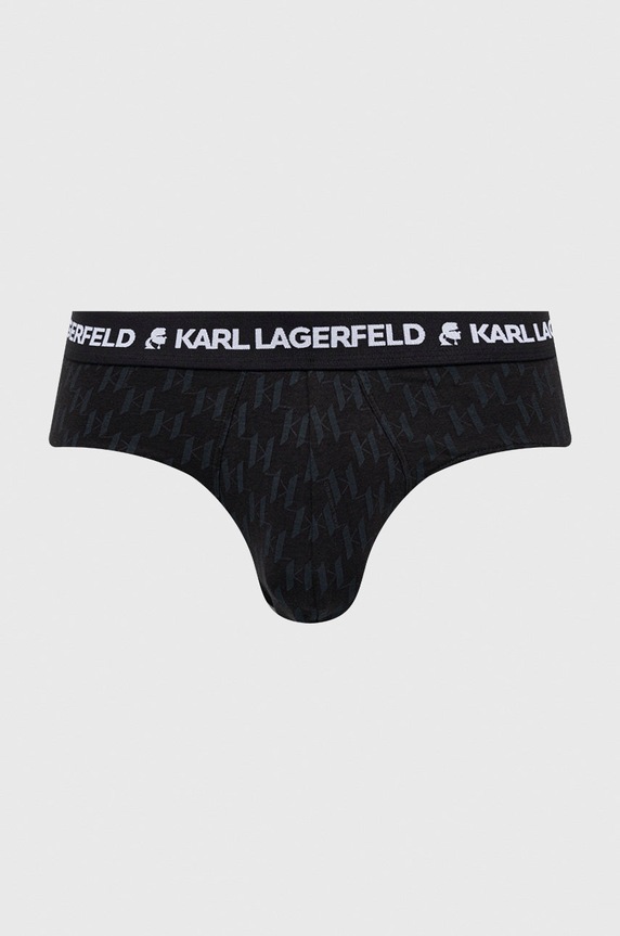 Slipy Karl Lagerfeld 225M2102 čierna AA00