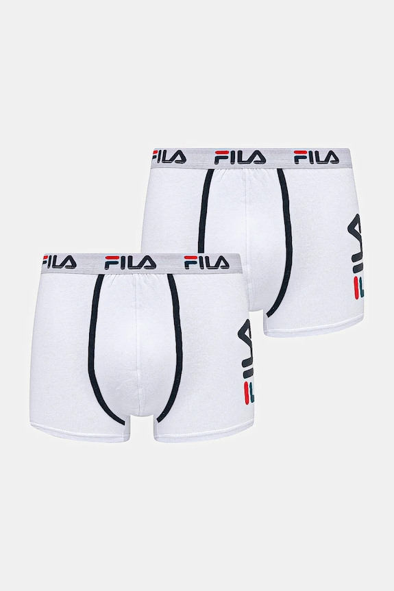 Μποξεράκια Fila 2-pack εφαρμοστό σορτς μπόξερ λευκό FU5040/2