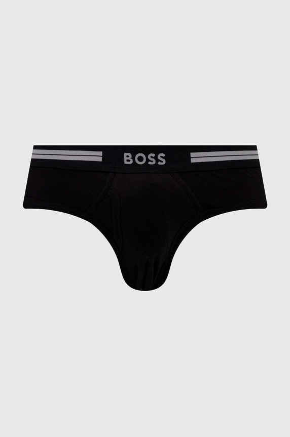 BOSS slipy bawełniane bawełna czarny 50475395