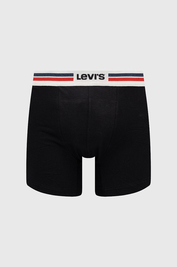 Bokserice Levi's 2-pack 37149.0806 crna AA00