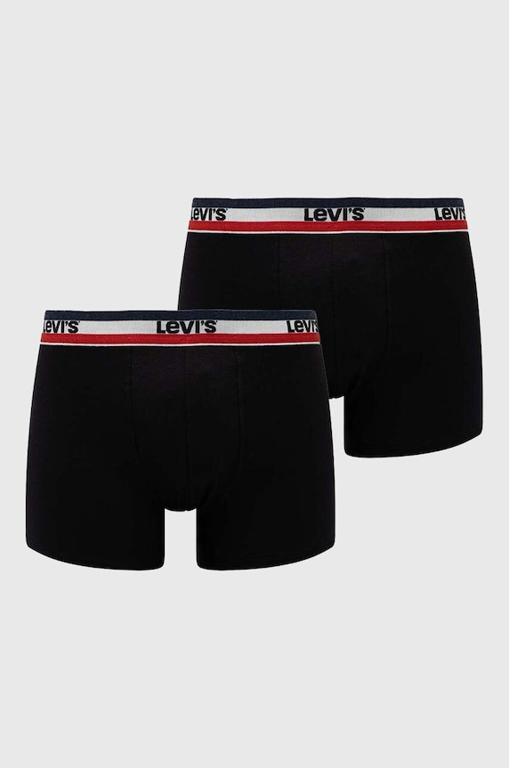 Levi's boxeri 2-pack boxeri negru 37149.0804