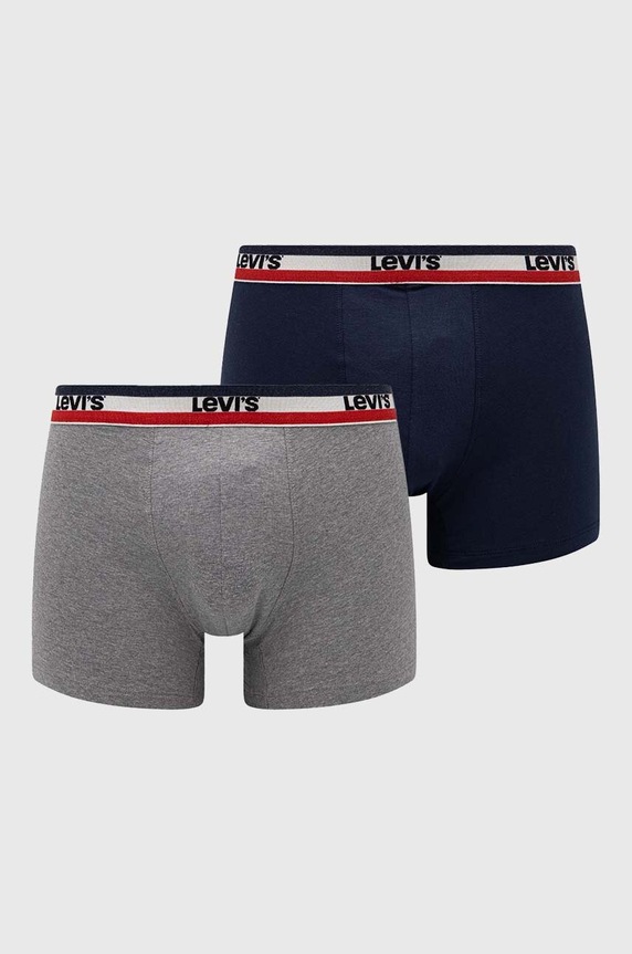 Boxerky Levi's 2-pak pletenina tmavomodrá 37149.0815