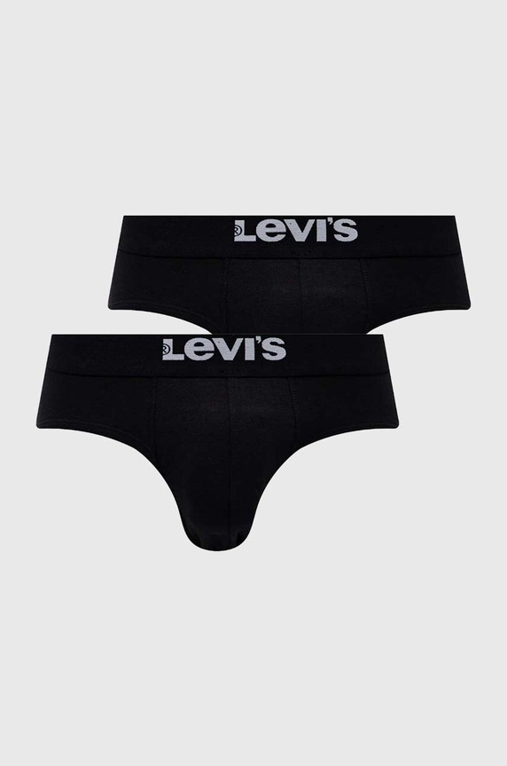 Levi's slipy 2-pack dzianina czarny 37149.0803