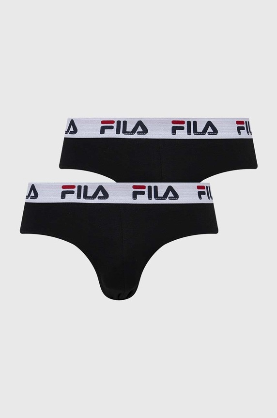 Fila slipy 2-pack dzianina czarny FU5015/2