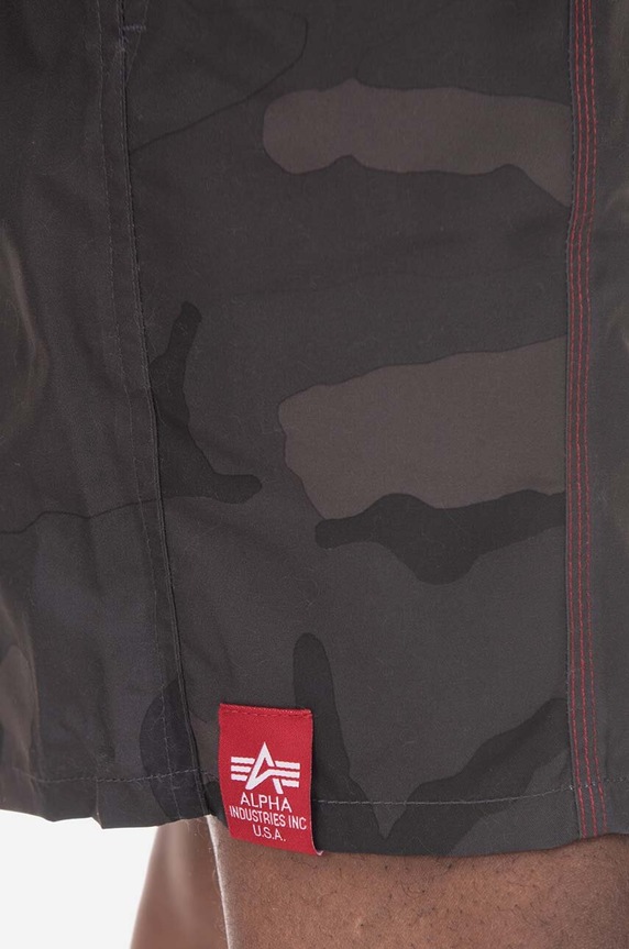 Alpha Industries szorty kąpielowe Camo Swim Short czarny 196932.125