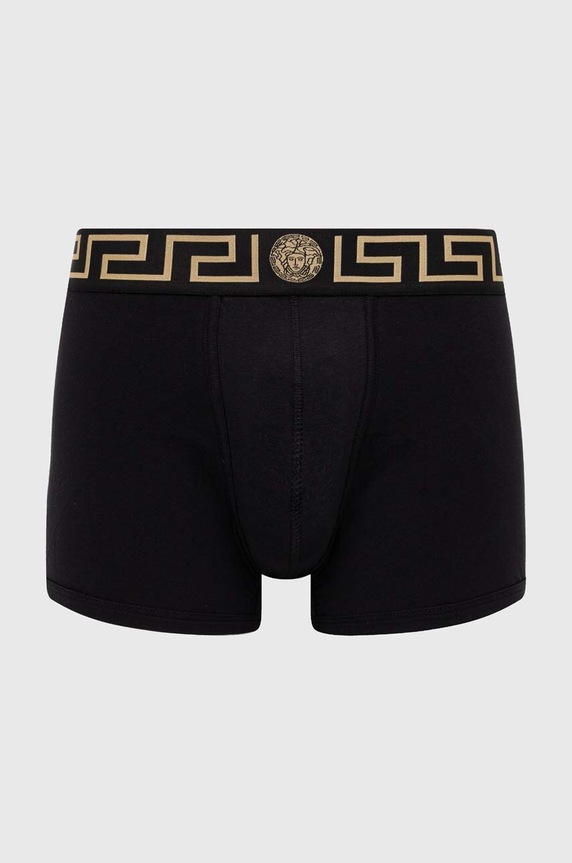Boxerky Versace pletenina černá AU10028