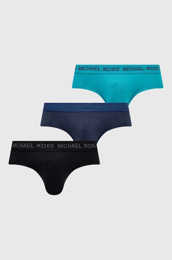 Σλιπ Michael Kors 3-pack πλεκτό ύφασμα μπλε 6F31N20773