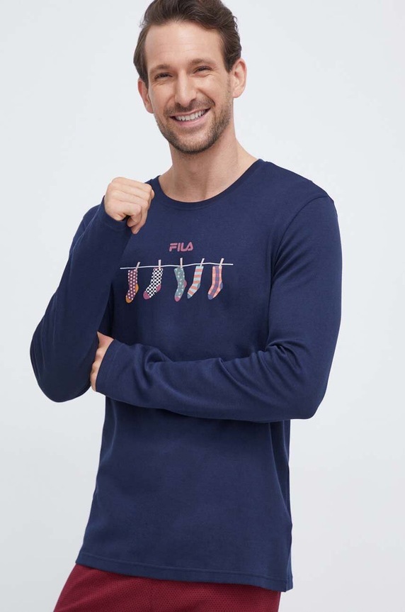 Fila piżama bawełniana FPW1164 granatowy AA00
