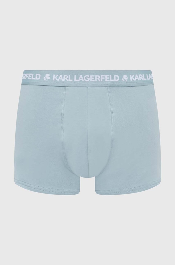 Boxerky Karl Lagerfeld 3-pak 235M2109 modrá AA00