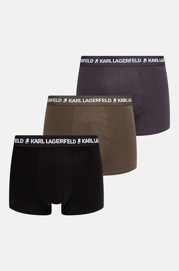 Karl Lagerfeld boxeri 3-pack boxeri multicolor 235M2109