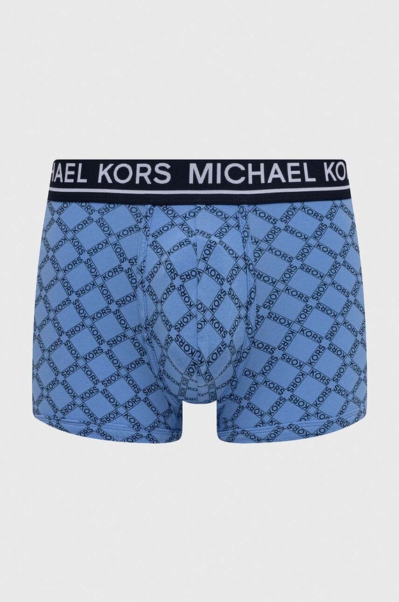 Michael Kors boxeri 3-pack albastru 6S41T10033