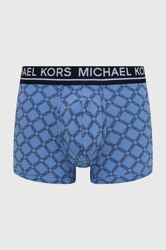 Michael Kors boxeri 3-pack albastru 6S41T10033