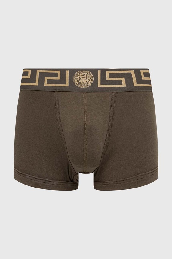 Boxerky Versace pletenina zelená AU10026.A232741