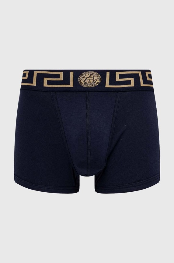 Versace bokserki dzianina granatowy AU10026.A232741