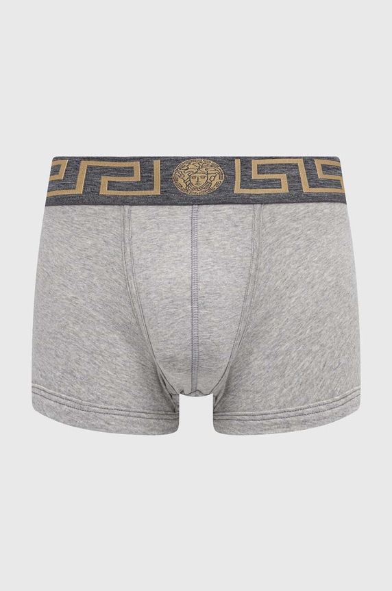 Versace bokserki dzianina szary AU10026.A232741