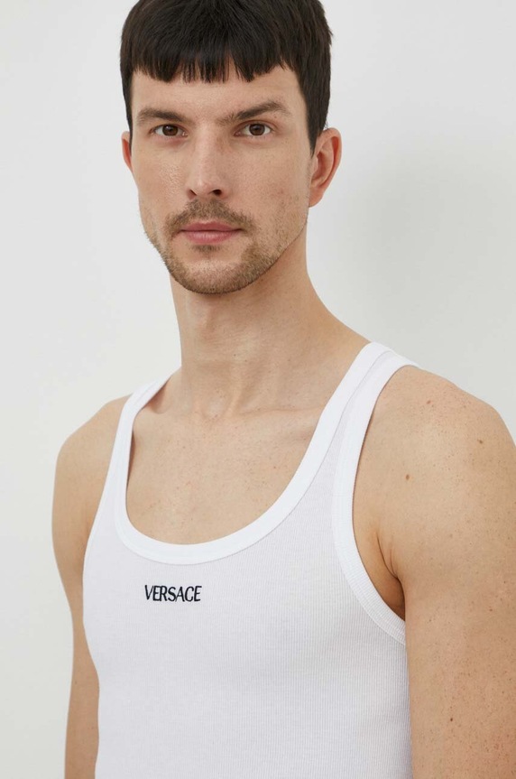 Abbigliamento Versace t-shirt 1013125.1A09410 bianco