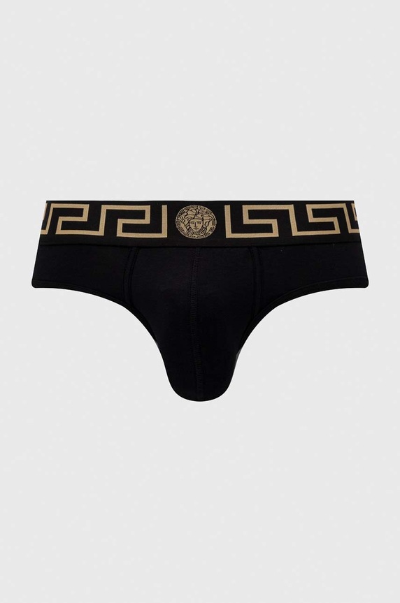 Odzież Versace slipy 2-pack AU10180.A232741 szary