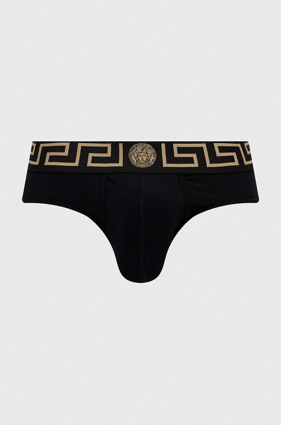 Versace slipy 2-pack AU10180.A232741 czarny AA00