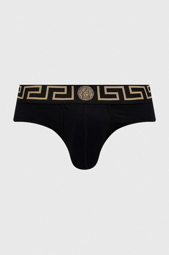 Versace slipy 2-pack AU10180.A232741 czarny AA00