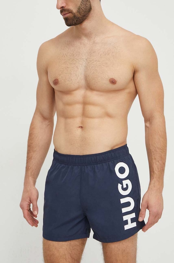 Plavkové šortky HUGO ABAS 50513979 námořnická modř AW25
