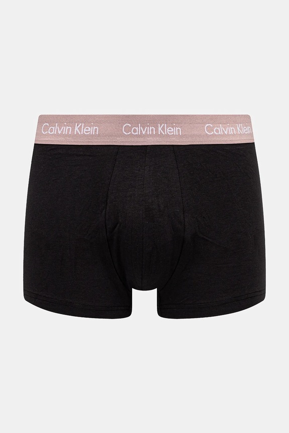 Calvin Klein Underwear boxerky pánske bavlnené s elastanom 5-pak čierna 000NB2734A