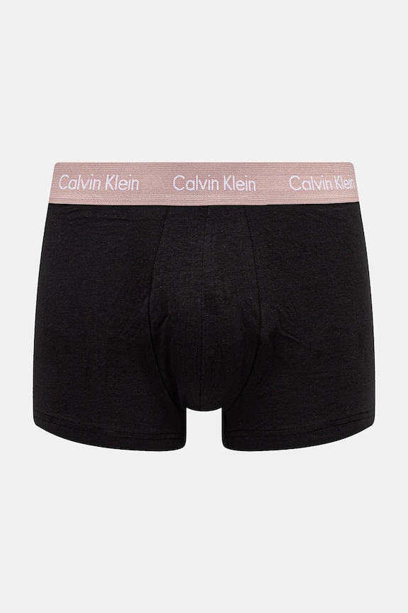Calvin Klein Underwear boxerky pánske bavlnené s elastanom 5-pak čierna 000NB2734A