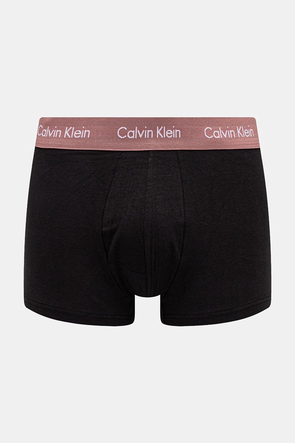 Calvin Klein Underwear boxerky pánske bavlnené s elastanom 5-pak 000NB2734A čierna