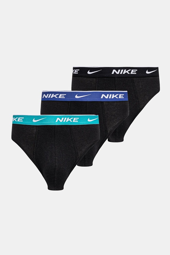 Slip gaćice Nike 3-pack pletivo crna 0000KE1006