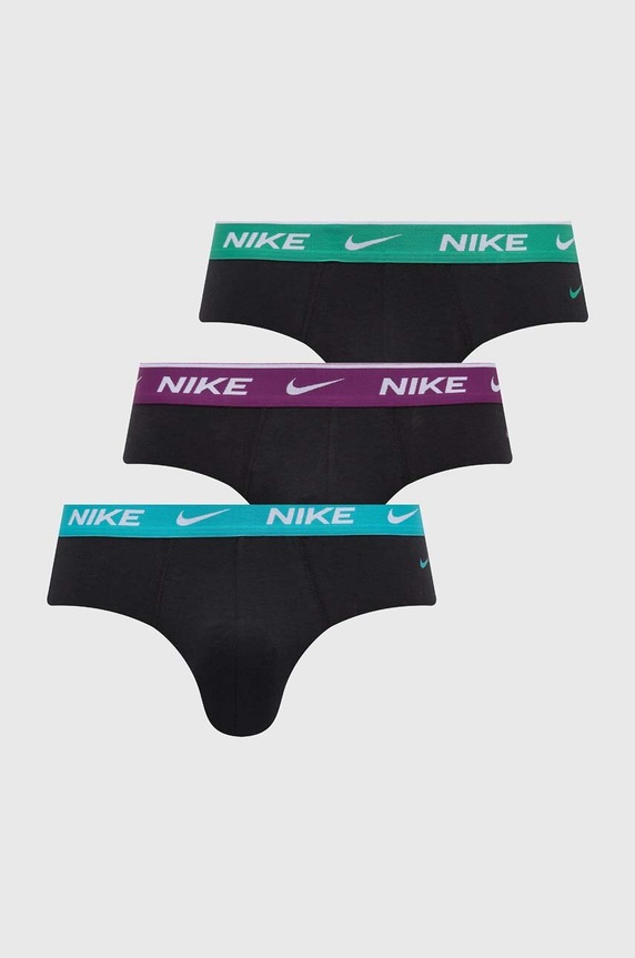 Nike slipy 3-pack dzianina czarny 0000KE1006