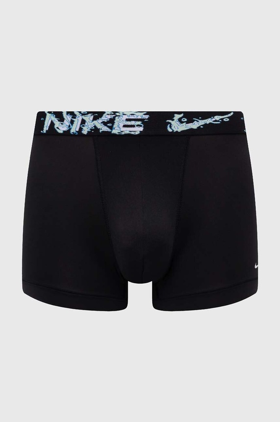 Nike bokserki dopasowane męskie 3-pack zielony 0000KE1157