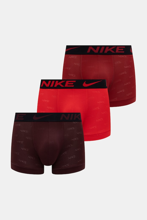 Nike priliehavé boxerky pánske 3-pak červená 0000KE1224
