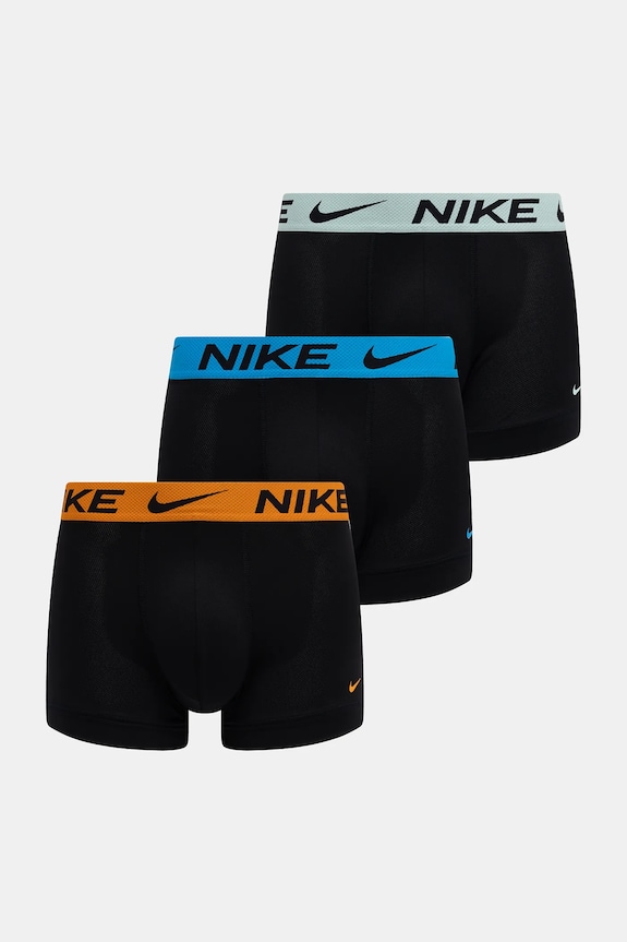 Nike bokserki dopasowane męskie 3-pack nadruk czarny 0000KE1224