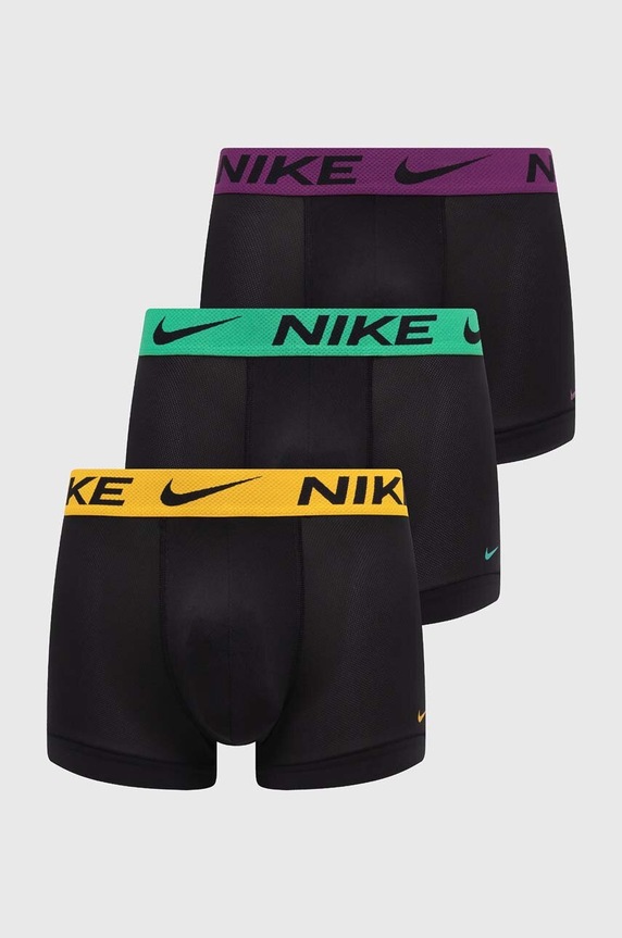 Nike boxeri mulați bărbați pachet de 3 uni negru 0000KE1224