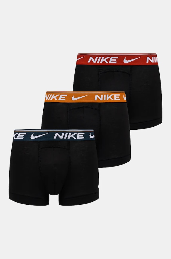 Boxerky Nike 3-pak pletenina čierna 0000KE1256