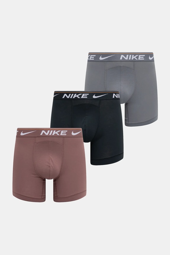 Nike boxeralsó 3 db sima szürke 0000KE1257