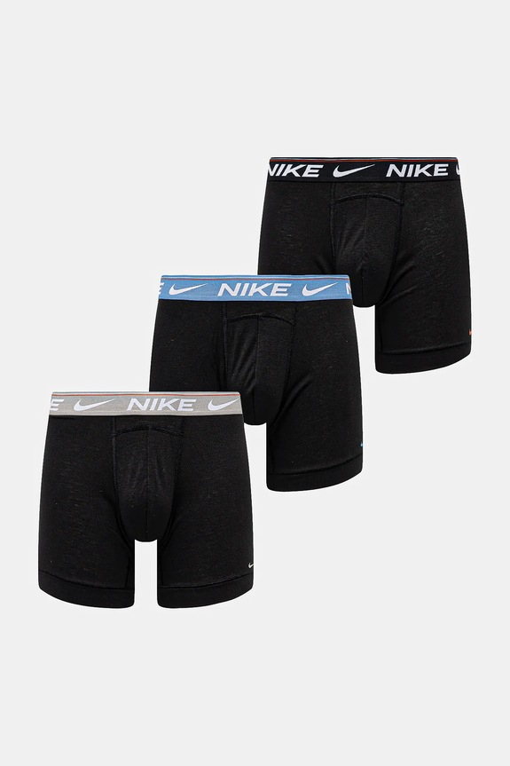 Boxerky Nike 3-pak pletenina čierna 0000KE1257